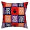 Dia De Los Muertos Flag Pattern 18" x 18" Spun Poly Pillow